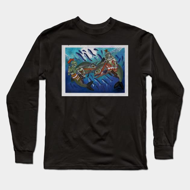 Joust Long Sleeve T-Shirt by ArtMagician